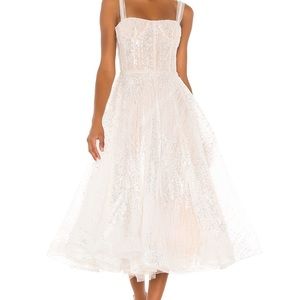 Mademoiselle- Bronx and Banco midi bridal dress